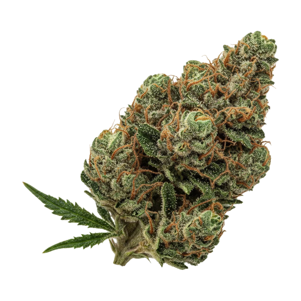 KI-generierte Illustration einer Cannabisblüte, zeigt nicht die tatsächliche Charge – avaay PNK "Pineapple Nuken"